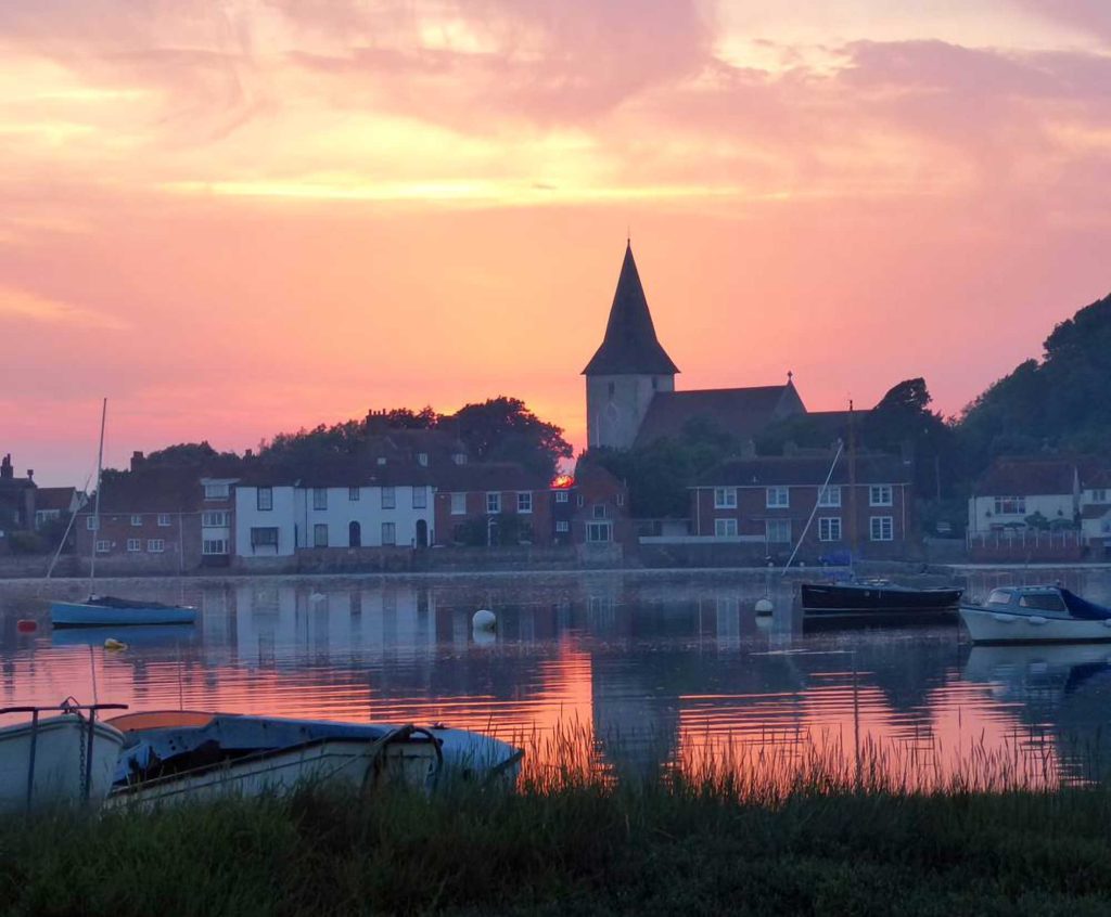 Summer solstice view of Bosham