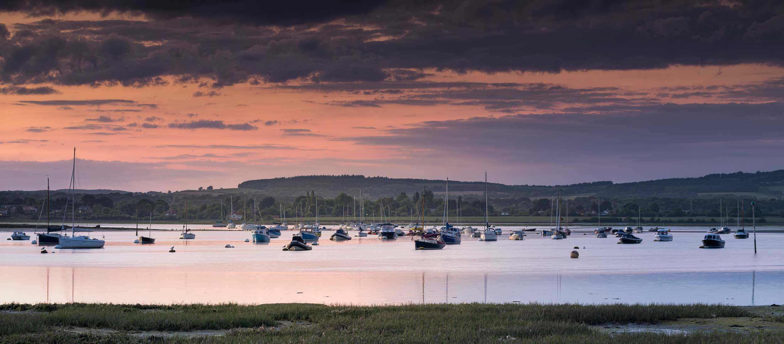 bosham harbour evening sunset