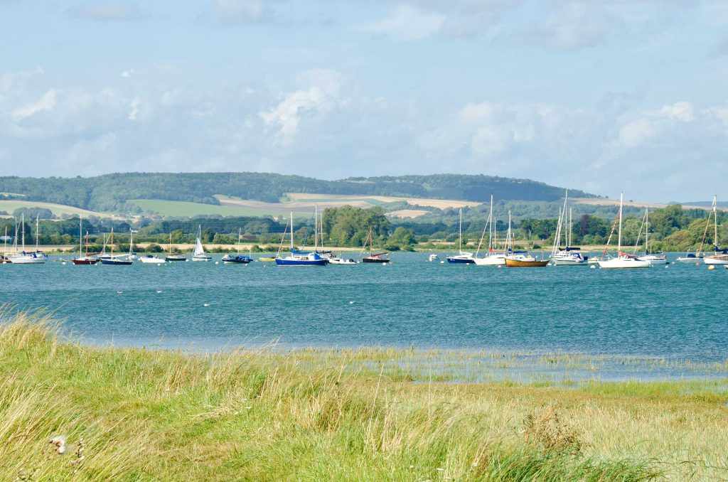 Chichester Harbour view to South Downs 